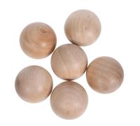 BIUDECO 6pcs Pine Wood Decanter Stoppers Natural Round Cork Plugs for Wine Bottles Sealing Reusable Wooden Bottle Covers for DIY Crafts and Food Storage
