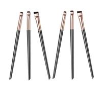 BIUDECO 6Pcs Precision Eyeliner Brush Makeup Fine Applicators for Eye Outlines Lightweight Portable Eye Makeup Tools for Beginners Professionals