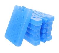 BIUDECO 6pcs Reusable Ice Packs for Cooler Box Fast Cooling Gel Blocks for Outdoor Camping Picnic Beach Food Storage Cold Chain Transport