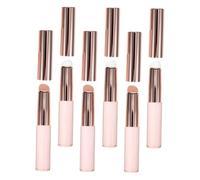 BIUDECO 6pcs Silicone Lip Brush with Transparent and Tips Travel Friendly Reusable Lipstick Applicators for Even Blending Gradient Color Transition Precise Balm and Concealer Application
