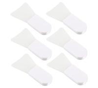 BIUDECO 6pcs Silicone Mask Brush for Face Mask Facial Cleansing Tool Mini Mudpack Applicator Adorable Mini Face Wash Brush