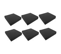 BIUDECO 6pcs Soundproof Wall Panel Flame-resistant Sound-absorbing Tiles for Ktv Recording Studios and Offices Noise Reduction Decor Easy to Install High Density Acoustics