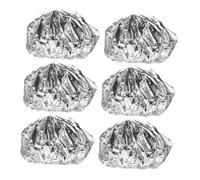 BIUDECO 6pcs Thermal Hair Mask Heat Caps with Elastic Bands Foil Hair Heat Caps for Deep Conditioning for Oil Treatment and Conditioning