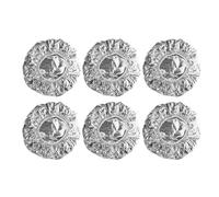 BIUDECO 6pcs Tin Foil Hair Conditioner Caps with Elastic Bands Thermal Deep Conditioning Hats for Nutrient Locking Consistent Heat Retention for Long Hair Treatment and Hydration