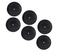 BIUDECO 6pcs Vinyl Record Wall Decor Retro Vinyl Stickers for Aesthetic Room Cafe Bar Decorations Reusable Interior Art for Music