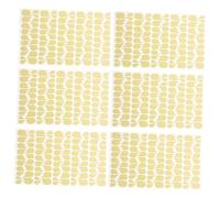 BIUDECO 6sheets Double-sided Nail Stand Stickers of Adhesive Nail Glue Stickers for French Manicure Easy Application for Display and Design