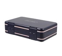 BIUDECO 7 Day Tablet Organiser Portable Medicine Storage Double-Layered Pp Material with Compartments for Morning Afternoon Evening Modern Design for On-the-go Use Daily Tablet Organiser