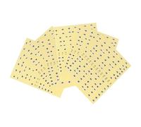 BIUDECO 7 Pcs Guitar Fingerboard Stickers with Numbered Scale Decals for Beginners, Fretboard Music Staff Paper Labels, Practical Guitar Decal Set for Learning and Practice