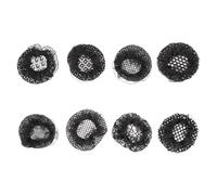 BIUDECO 8pcs Elastic Invisible Hairnets for Hair Buns Breathable High Stretch Mesh Hair Bun Holders for Ballet Dance Reusable Accessories for Women
