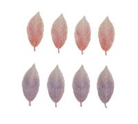 BIUDECO 8pcs Embroidered Leaf Hair Clips Gradient Color Hairpins for Women Stylish Hair Holders for Side Bangs Use Styling Barrettes Casual and Semi-formal Accessories