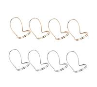 BIUDECO 8pcs Guitar Finger Pick Thumb Plectrums Finger Ring Picks for Instrumentalist Using Metal Strings for Bass Guitar Players