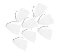 BIUDECO 8PCS Mesh Soap Foaming Nets for Facial Exfoliation Multi-function Soap Net Bags with Alloy Buckle Deep Gray Quick Bubble Creation Gentle Skin Cleansing