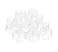 BIUDECO 8Pcs Oxygen Facial Machine Tips Replacement for Water Oxygen Facial Machine Accessories Plastic Material Practical and Gentle Skin Cleansing Heads