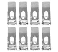 BIUDECO 8pcs Recessed Light Spring Clips for Tube Lights Ceiling Panels Spotlights Hallway Easy Install Retaining Clamp Lamp Accessories Metal Fixing Clips