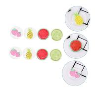 BIUDECO 8pcs Reusable Cooling Eye Masks PVC Ice Gel Cold Compress Pads for Under Eye Relief Portable Decorative Patches with Styles for Soothing and Refreshing Therapy