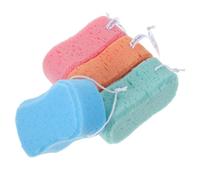 BIUDECO 8pcs Simple Shape Bath Sponges Durable Body Scrubbers for Adults Soft Foam Shower Sponge for Exfoliating Skin Massage Dead Skin Removal and Fatigue Relief Random Color