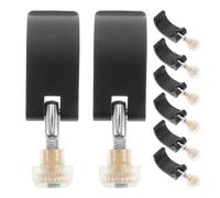 BIUDECO 8Pcs Trekking Pole Lock Buckle with Nut Screws External Lock Handle for Hiking Poles and Walking Sticks Locking Clips for Outdoor Trekking Supplies