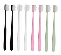 BIUDECO 8pcs Ultra Soft Manual Toothbrush for Puerpera and Sensitive Gums Wavy Bristles for Deep Teeth Cleaning Postpartum Oral Care Suitable for Adults with Weak Teeth