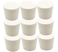 BIUDECO 9Pcs Heat Resistant Fermented Rubber Stoppers for Household Jugs and Tubes Acid Alkali Resistant Seal Plugs for Wine Beer Bottles Lab Use Smooth Surface Easy to Use