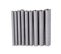 BIUDECO 9Pcs Leather Craft Rivet Setter Punch Set Silver for Belt Hole Making and Handbags with Clean Cuts