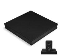 BIUDECO Acoustic Sound Isolation Pads 30Cm X 30Cm X 4.5Cm Rubber and Plastic for Subwoofers and Drum Kits, Noise Reduction Mat with Self-Adhesive Backing for Music Production and Home Use