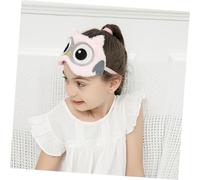 BIUDECO Adjustable Adorable Owl Eye Shade Sleep Mask for Soft Cloth Blindfold with Elastic Bands Comfortable Relaxation Aid for Travel Home Nap