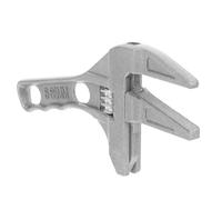 BIUDECO Adjustable Aluminum Alloy Monkey Wrench Wide Jaw Spanner for Bathroom Plumbing Versatile Water Wrench with High Torque and Strong Clamping Force for Faucets Valves Shower Heads and