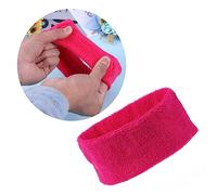 BIUDECO Adjustable Yoga Headband Soft Microfibre Cotton Sweatband for Sports Spa Facial Use Unisex Makeup Wrap Hairband for Running Fitness and Daily Wear Rosy