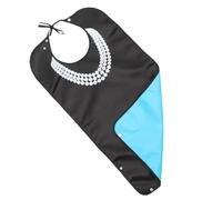 BIUDECO Adult Bib for Men and Women Washable Mealtime Clothing Protector for Elderly and Disabled Lightweight Breathable Eating Bib with Spill Guard Soft Material for Dining and Drinking
