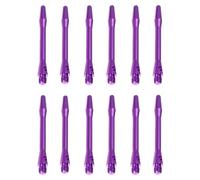 BIUDECO Aluminum Alloy Shafts 12Pcs 2Ba Thread Stem 45Mm Dart Accessories Set for Professional Dartboard Use Purple