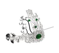 BIUDECO Ancient Style Hair Accessories Dragon and Phoenix Hair Crown Men's Hanfu Hairpin Headdress