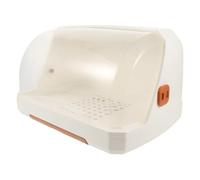 BIUDECO Baby Bottle Drying Rack with Lid and Draining Tray Plastic Storage Box for Baby Bottles and Pacifiers for Home Supplies and Housewarming