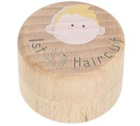 BIUDECO Baby Keepsake Box for First Hair, Wooden First Haircut Keepsake Storage Fetal Hairs Collection Tooth Fairy Box for Boys and Girls