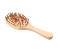 BIUDECO Bamboo Hair Brush Anti-static Detangler Comb with Massage Cushion for Men Women Suitable for Curly Thick Thin Wet Dry Hair Ergonomic Design for Scalp Stimulation and Knot Removal