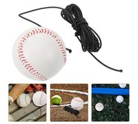BIUDECO Baseball Hitting Trainer with PVC Ball and Elastic Rope Swing Correction Training Equipment for Students and Adults Portable Practice Tool for Improving Batting Skills