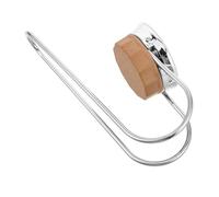 BIUDECO Bathroom Wall Hanging Rack Hair Tie Towel Holder for Bathroom Wall Scrunchy Storage Stick Hair Bands Storage Removable Hat Hook Silver Stainless Steel