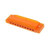 BIUDECO Beginner Boys and Girls Harmonica Portable Mouth Organ Orange Educational Musical Instrument for Boy Girl for and Learning