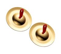 BIUDECO Belly Dance Finger Cymbals Durable Copper Percussion Instrument for Boy Girl Enhances Rhythm Skills Easy to Carry for Dance Parties and Performances