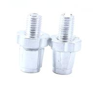 BIUDECO Brake Adjustment Screw Pair Aluminum Alloy High Precision Thread for Mountain Road Fixed Gear Folding Bikes Silver Durable Rust Resistant Bike Accessory