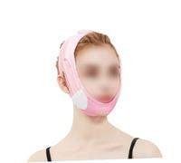 BIUDECO Breathable Pink Face-lifting Chin Strap for Women V-line Masseter Muscle Bandage Soft Comfortable Skin-friendly Belt for Sleep and Snoring Prevention