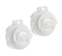 BIUDECO Button Lock to Environments Protection Start and Humid Dusty Cover for Use Safety Abs Material, Easy Versatile Usage Proof 2pcs Set Car Washing Machine Child