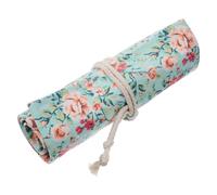 BIUDECO Canvas and Space-Saving Design with Wear and Break Resistance Pencil Roll up Case Large Capacity Pencil Pouch for Drawing and Painting Storage
