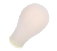 BIUDECO Canvas Manikin Head and Needle Pin Holder 21 Inch Training Display Mannequin Head for Wig Styling Salon Cosmetology Practice