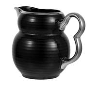 BIUDECO Ceramic Milk Pitcher Elegant Porcelain Creamer Jug for Coffee Tea Milk Sauces Versatile Serving Pitcher for Salad Dressings Hot Maple Syrup Suitable for Home Restaurant