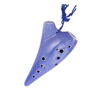 BIUDECO Ceramic Ocarina Wind Instrument for Beginners S Educational Fork Wind Flute Vibrant Sound Musical Instrument for Student Practice and Party Entertainment