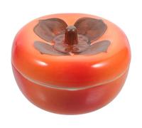 BIUDECO Ceramic Soy Sauce Dish with Lid Japanese Style Sauce Dipping Bowl for Condiments and Seasonings Creative Modern Design Food Serving Plate for Ketchup Mustard Salad Dressings and