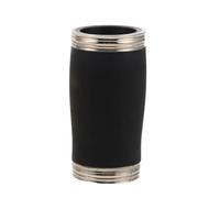 BIUDECO Clarinet Barrel Replacement 62mm Two-section Wood-like Pitch Tube Wind Instrument Part Black Clarinet Tuner Repair Accessory for Woodwind Maintenance