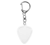 BIUDECO Clear Guitar Pick Holder Heart Shaped Portable Storage Box with Keychain for Easy Identification and Secure Storage of Guitar Picks Durable Protection for Music Classes