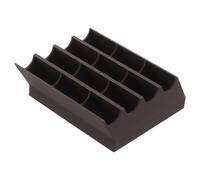 BIUDECO Clipper Blade Storage Box 12-Slots Multi-Compartment Pla Organizer for Hairdressers and Barbers with Stable Placement and Prevention of Accidental Cuts for Home and Busy Salon