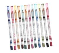 BIUDECO Colored Eyeliner Pencil Set Eyeliner Set 12Pcs Retractable Fine Tip Smudge-Resistant Waterproof Vibrant Colors for Women Easy-Glide Application Daily Makeup Look Included Sharpener